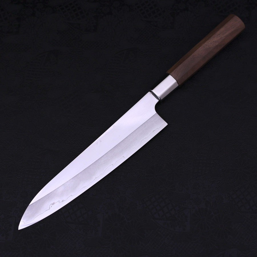牛刀 銀紙3号 ウォールナッツハンドル 210mm – MUSASHI