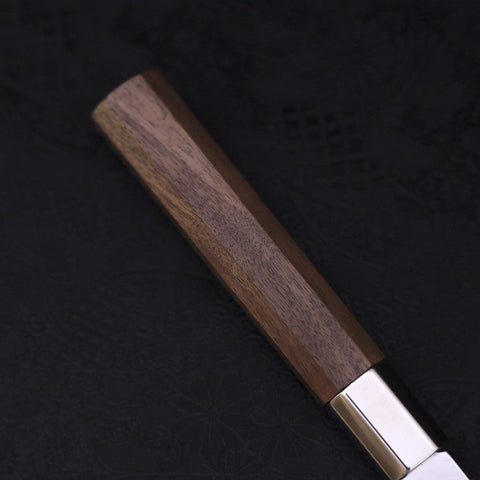 Gyuto Silver Steel #3 Walnut Handle 210mm (8.3”)-[Musashi]-[Japanese-Kitchen-Knives]