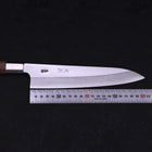 Gyuto Silver Steel #3 Walnut Handle 210mm (8.3”)-[Musashi]-[Japanese-Kitchen-Knives]