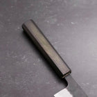 Gyuto Stainless Clad Blue Super Kurouchi Nashiji Green Urushi Handle 240mm (9.4”)-[Musashi]-[Japanese-Kitchen-Knives]