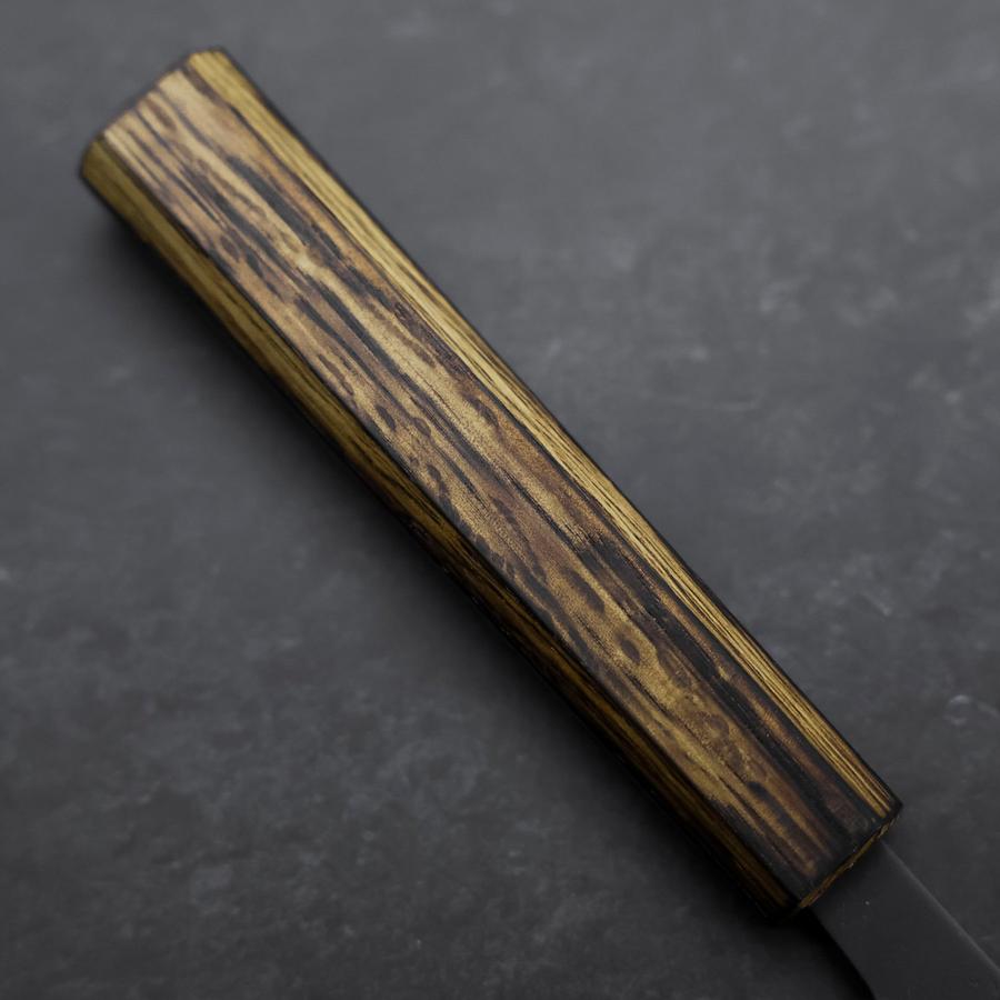牛刀 青紙スーパー 黒打梨地 焼漆柄 240mm – MUSASHI