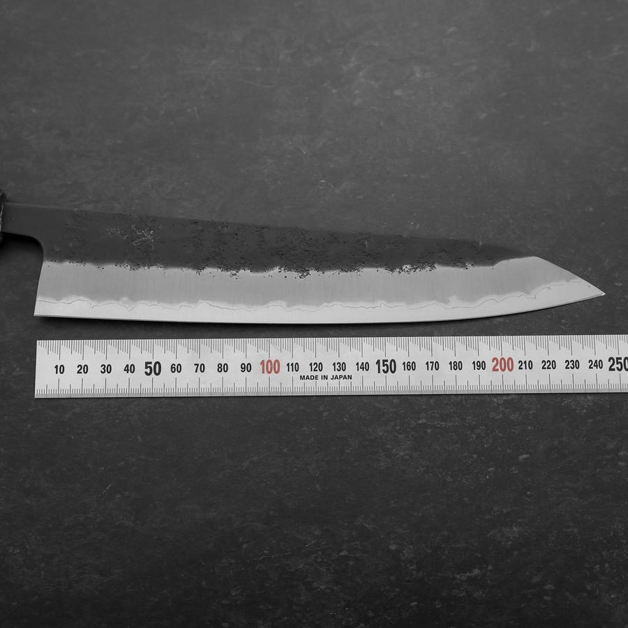 牛刀 青紙スーパー 黒打梨地 焼漆柄 240mm – MUSASHI