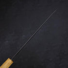 Gyuto Stainless Clad Blue Super Kurouchi Nashiji Yaki Urushi Handle 240mm (9.4”)-[Musashi]-[Japanese-Kitchen-Knives]