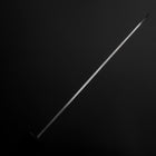 Gyuto Stainless Clad Blue Super Polished Shitan Handle 180mm (7”)-[Musashi]-[Japanese-Kitchen-Knives]