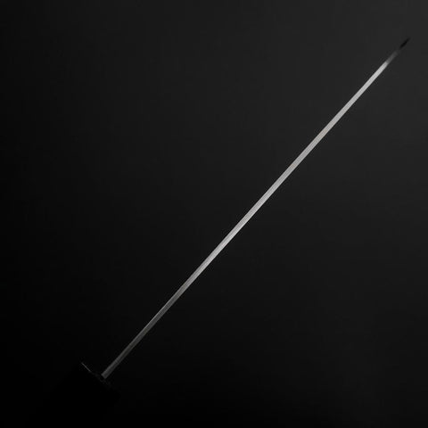 Gyuto Stainless Clad Blue Super Polished Shitan Handle 180mm (7”)-[Musashi]-[Japanese-Kitchen-Knives]