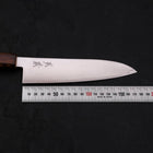 Gyuto Stainless Clad Blue Super Polished Sumi Urushi Handle 180mm (7”)-[Musashi]-[Japanese-Kitchen-Knives]