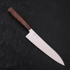 Gyuto Stainless Clad Blue Super Polished Sumi Urushi Handle 210mm (8.3”)-[Musashi]-[Japanese-Kitchen-Knives]