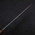 Gyuto Stainless Clad Blue Super Polished Sumi Urushi Handle 240mm (9.4”)-[Musashi]-[Japanese-Kitchen-Knives]