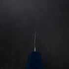 Gyuto Sweden Stainless Steel Nashiji Washi Damascus Blue Urushi Handle 210mm-[Musashi]-[Japanese-Kitchen-Knives]