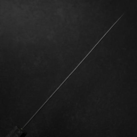 Gyuto Sweden Stainless Steel Nashiji Washi Damascus Blue Urushi Handle 210mm-[Musashi]-[Japanese-Kitchen-Knives]