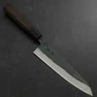 Gyuto V-Toku 2 Kurouchi Damascus Buffalo Ebony Handle 185mm (7.3”)-[Musashi]-[Japanese-Kitchen-Knives]