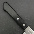 Gyuto VG-1 Polished Western Black Handle 180mm (Tsuba-nashi) (7”)-[Musashi]-[Japanese-Kitchen-Knives]
