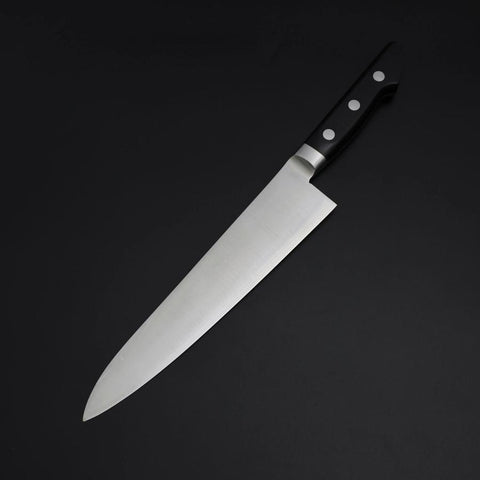 Gyuto VG-1 Polished Western Black Handle 210mm-[Musashi]-[Japanese-Kitchen-Knives]