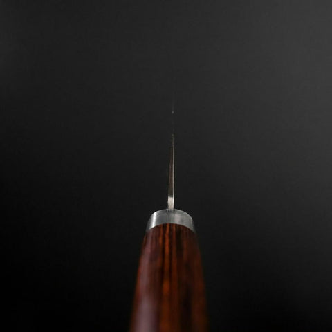 Gyuto VG-1 Polished Western Mahogany Handle 180mm-[Musashi]-[Japanese-Kitchen-Knives]