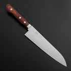 Gyuto VG-1 Polished Western Mahogany Handle 180mm-[Musashi]-[Japanese-Kitchen-Knives]