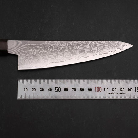 Gyuto VG-10 Damascus Ashwood Handle 145mm (5.7”)-[Musashi]-[Japanese-Kitchen-Knives]