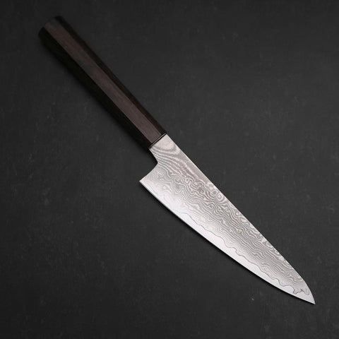Gyuto VG-10 Damascus Ashwood Handle 145mm (5.7”)-[Musashi]-[Japanese-Kitchen-Knives]