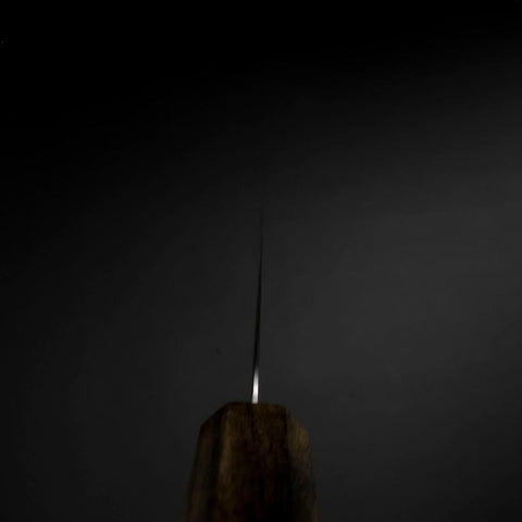 Gyuto VG-10 Damascus Ashwood Handle 195mm (7.7”)-[Musashi]-[Japanese-Kitchen-Knives]