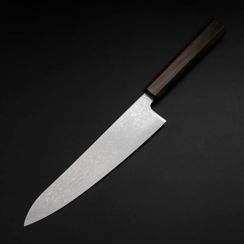 Gyuto VG-10 Damascus Ashwood Handle 195mm-[Musashi]-[Japanese-Kitchen-Knives]