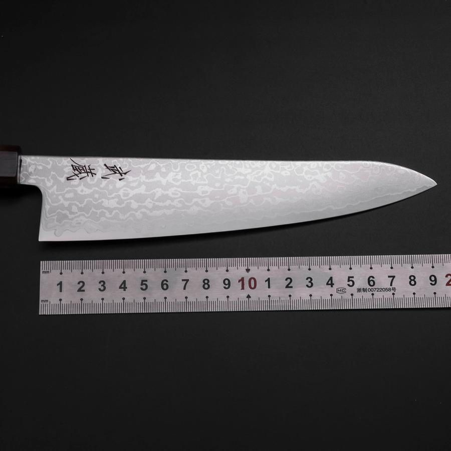 牛刀 VG-10 ダマスカス 黒檀柄 210mm – MUSASHI