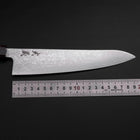 Gyuto VG-10 Damascus Ashwood Handle 195mm-[Musashi]-[Japanese-Kitchen-Knives]