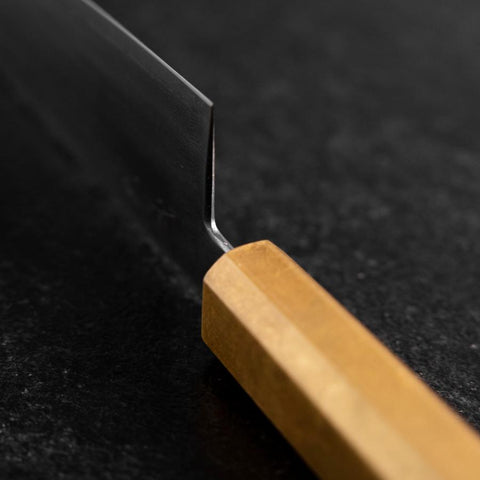Gyuto VG-10 Damascus Gold Leaf Handle 210mm (8.3”)-[Musashi]-[Japanese-Kitchen-Knives]