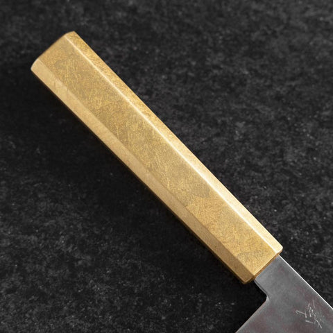 Gyuto VG-10 Damascus Gold Leaf Handle 210mm (8.3”)-[Musashi]-[Japanese-Kitchen-Knives]