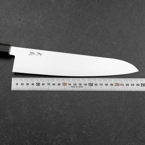 Gyuto VG-10 Damascus Gray Birch Handle 240mm (9.4”)-[Musashi]-[Japanese-Kitchen-Knives]