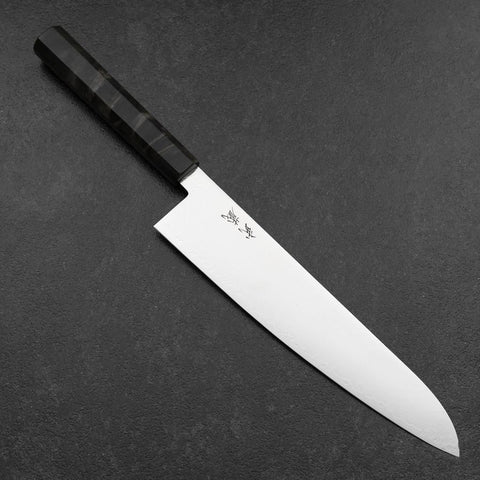 Gyuto VG-10 Damascus Gray Birch Handle 240mm-[Musashi]-[Japanese-Kitchen-Knives]