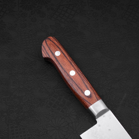 Gyuto VG-10 Damascus Mahogany Handle 210mm (8.3”)-[Musashi]-[Japanese-Kitchen-Knives]