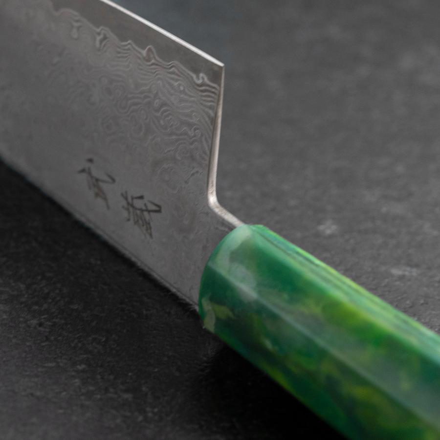 Gyuto VG-10 Damascus Ocean Green Handle 210mm (8.3”) – MUSASHI