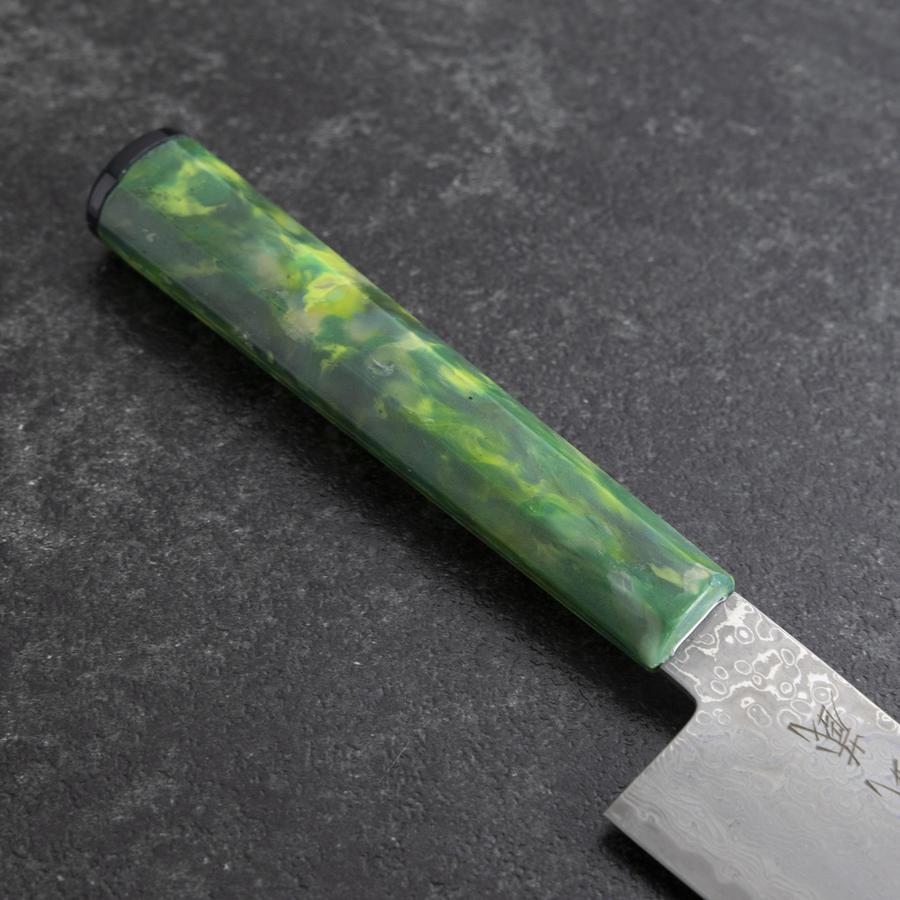 Gyuto VG-10 Damascus Ocean Green Handle 210mm (8.3”) – MUSASHI