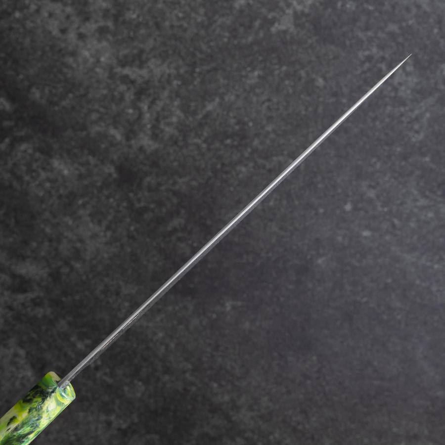 Gyuto VG-10 Damascus Ocean Green Mix Handle 210mm (8.3”)-[Musashi]-[Japanese-Kitchen-Knives]