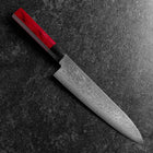 Gyuto VG-10 Damascus Pakka Handle 210mm-[Musashi]-[Japanese-Kitchen-Knives]