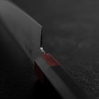 Gyuto VG-10 Damascus Shitan Ebony Handle 210mm-[Musashi]-[Japanese-Kitchen-Knives]