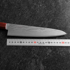 Gyuto VG-10 Damascus Shitan Ebony Handle 210mm-[Musashi]-[Japanese-Kitchen-Knives]