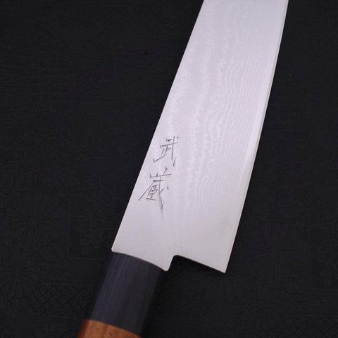 Gyuto VG-10 Damascus Shitan Handle 210mm (8.3”)-[Musashi]-[Japanese-Kitchen-Knives]