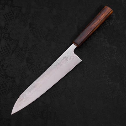 Gyuto VG-10 Damascus Sumi Urushi Handle 210mm (8.3”)-[Musashi]-[Japanese-Kitchen-Knives]