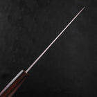 Gyuto VG-10 Damascus Sumi Urushi Handle 210mm (8.3”)-[Musashi]-[Japanese-Kitchen-Knives]