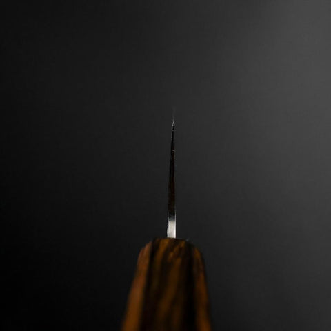 Gyuto VG-10 Damascus Sumi Urushi Handle 210mm-[Musashi]-[Japanese-Kitchen-Knives]