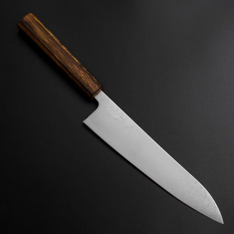 Gyuto VG-10 Damascus Sumi Urushi Handle 210mm-[Musashi]-[Japanese-Kitchen-Knives]