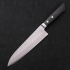 Gyuto VG-10 Damascus Western Black Handle 180mm (7”)-[Musashi]-[Japanese-Kitchen-Knives]
