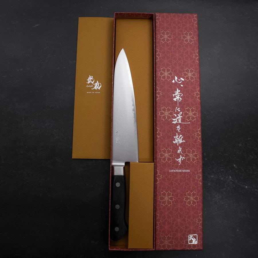 Gyuto VG-10 Damascus Western Black Handle 210mm (8.3”) – MUSASHI