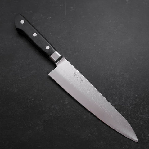 Gyuto VG-10 Damascus Western Black Handle 210mm (8.3”)-[Musashi]-[Japanese-Kitchen-Knives]