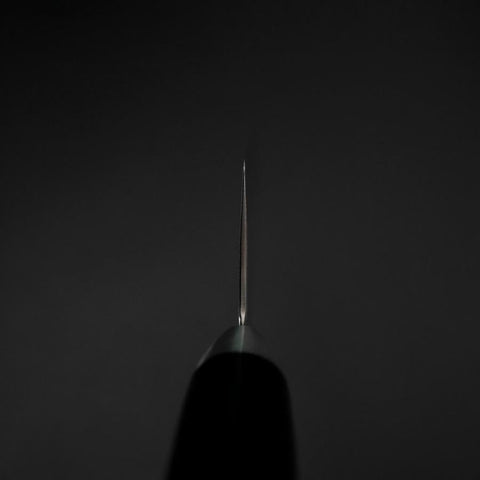 Gyuto VG-10 Damascus Western Black Round Handle 235mm (9.3”)-[Musashi]-[Japanese-Kitchen-Knives]