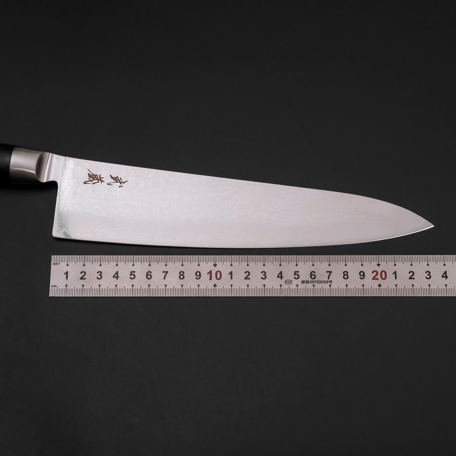 牛刀 VG-10 ダマスカス 洋風黒柄 200mm – MUSASHI