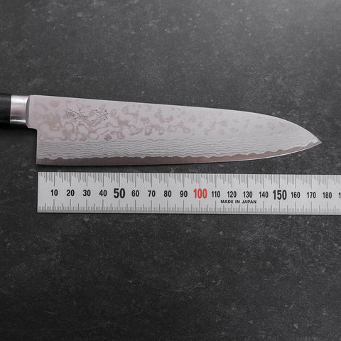 Gyuto VG-10 Damascus Western Dark Handle 180mm (7”)-[Musashi]-[Japanese-Kitchen-Knives]