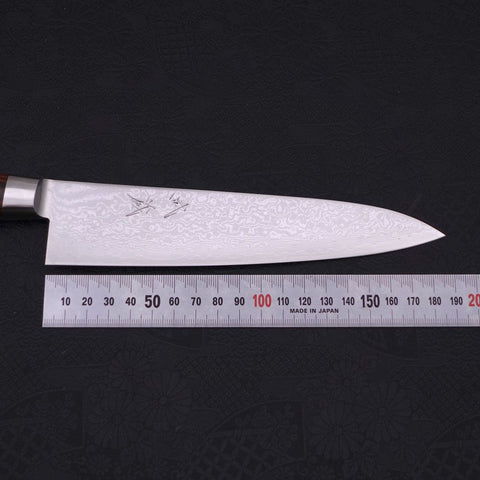 Gyuto VG-10 Damascus Western Handle 180mm (7”)-[Musashi]-[Japanese-Kitchen-Knives]