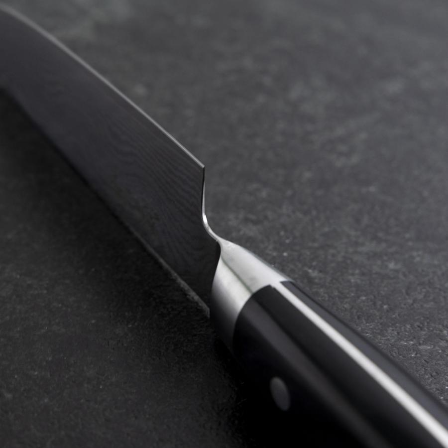 Gyuto VG-10 Damascus Western Round Handle 150mm (5.9”)-[Musashi]-[Japanese-Kitchen-Knives]