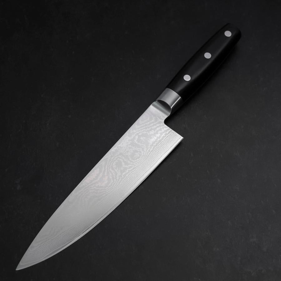 牛刀 VG-10 ダマスカス 洋風黒柄 200mm – MUSASHI